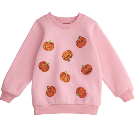 Sequin Pumpkin Sweatshirt