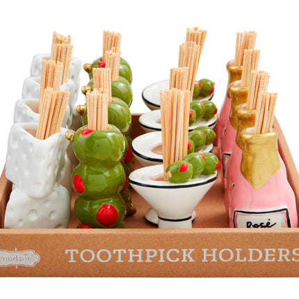 Wine & Cheese Toothpick Caddy Set