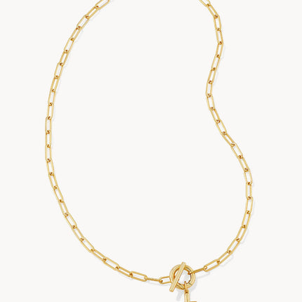 Cross Link and Chain Necklace