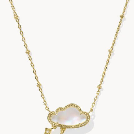 Celeste Cloud Pendant Necklace