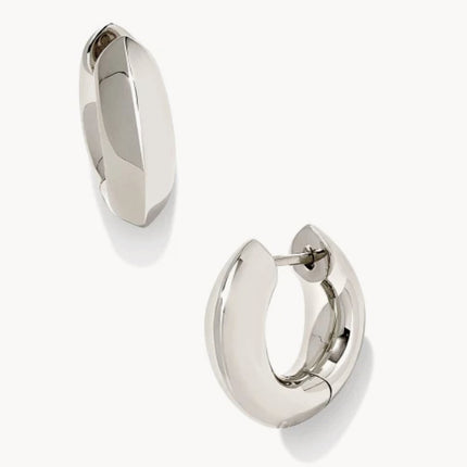 Mikki Metal Huggie Earrings