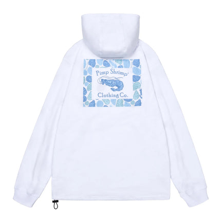 Oyster Camo Back White T-Shirt Hoodie