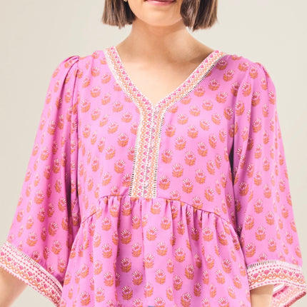 Monroe Floral Foulard Top