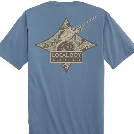 Dog & Moon Camo Sailfish SS Tee