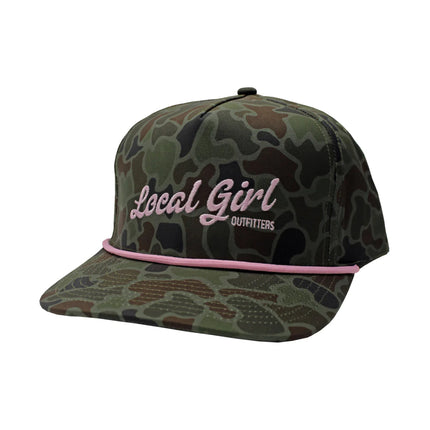 LG Cursive Charm Rope Hat