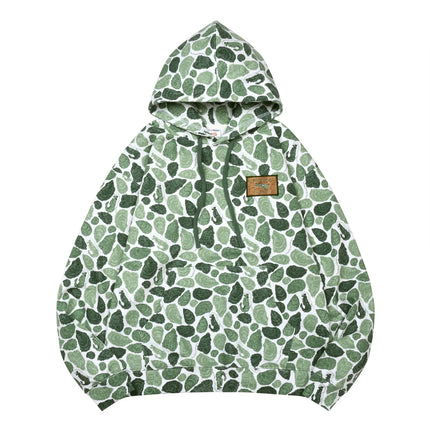 Green Oyster Camo Mid Weight Hoodie