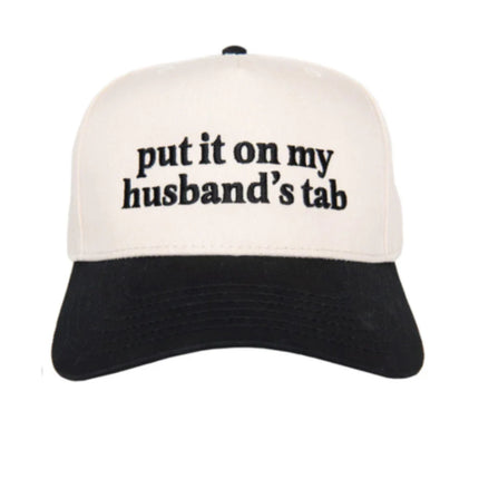 Put It On My Husband’s Tab Trucker Hat