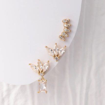 Three Piece Earring Set Collection