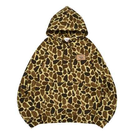Brown Oyster Camo Mid Weight Hoodie