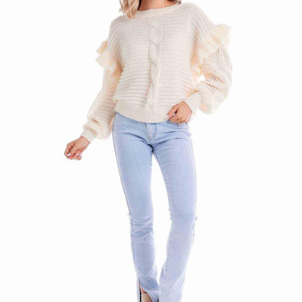 Willow Ruffle Sweater