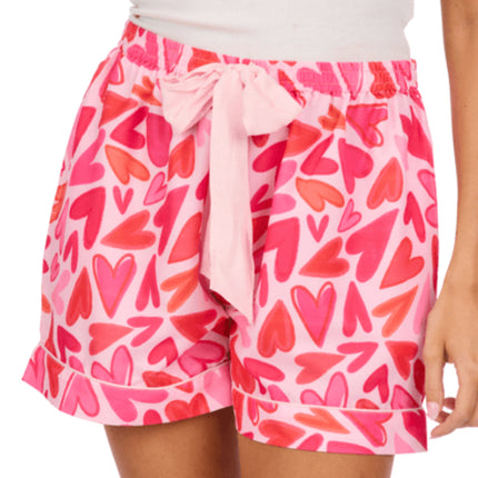 Valentines Pajama Shorts