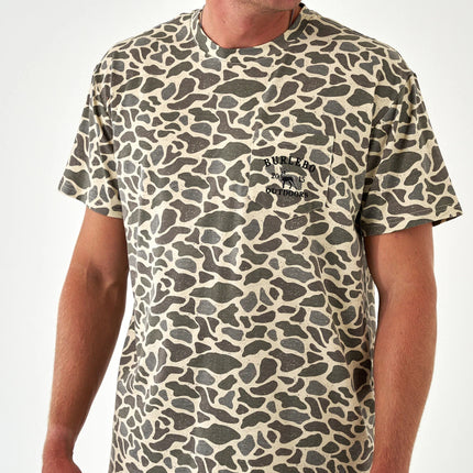 Short Sleeve Pocket Tee - Classic Deer Camo