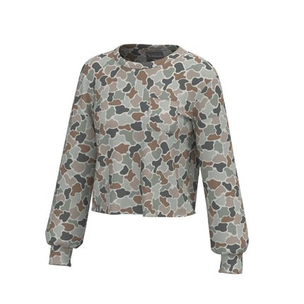 Revive Crewneck Top-Forrest Flora Camo