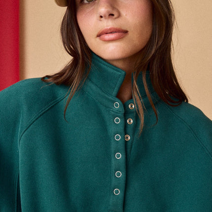 Piper Snap Button Collared Sweater