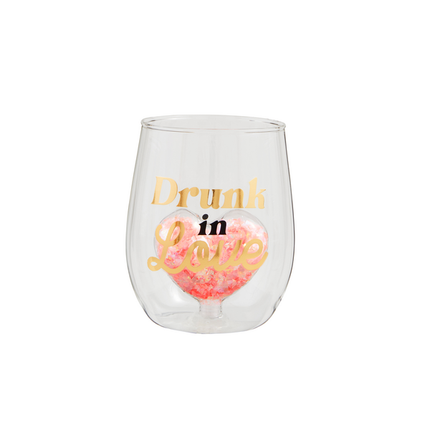 Drunk In Love Wedding Glass