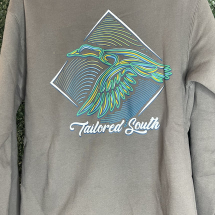 Neon Ducks Charcoal Hoodie