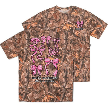 SS Pink Bow Camo T-Shirt