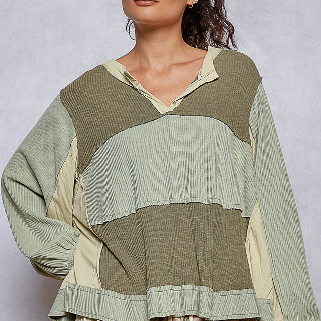 Long Sleeve Striped Pullover