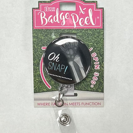 Outside The Box - Badge Reel Acrylic