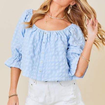 Day + Moon Faux Button Down