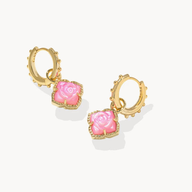 Mallory Rose Gold Huggie Earrings