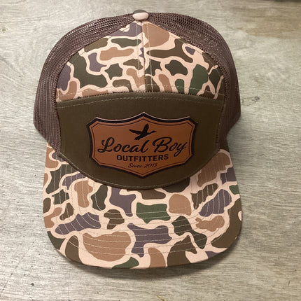 Local Boy duck buckle 7 panel hat