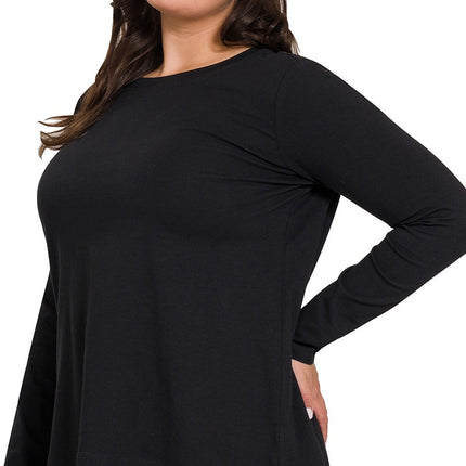 Zenana Plus Size Long Sleeve