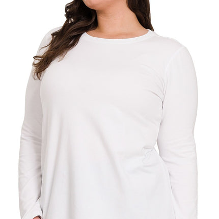 Zenana Plus Size Long Sleeve