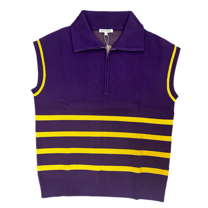 Celia Sweater Purple/Gold