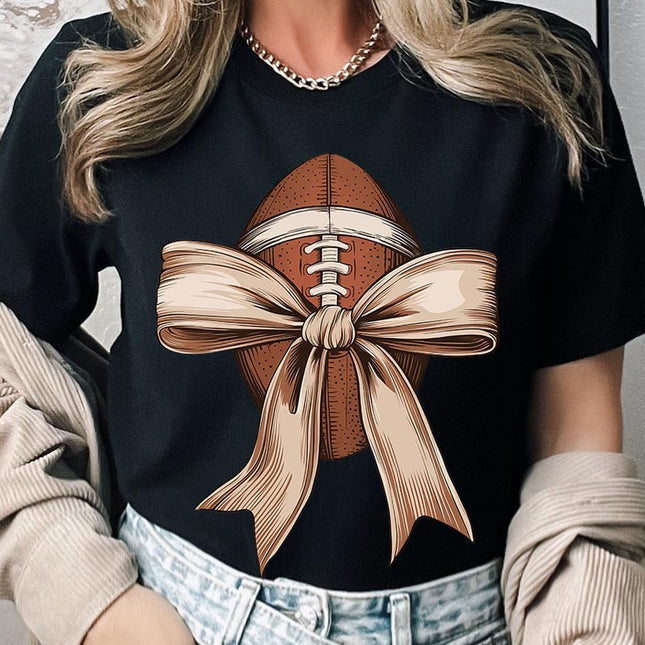 Football Bow Tee