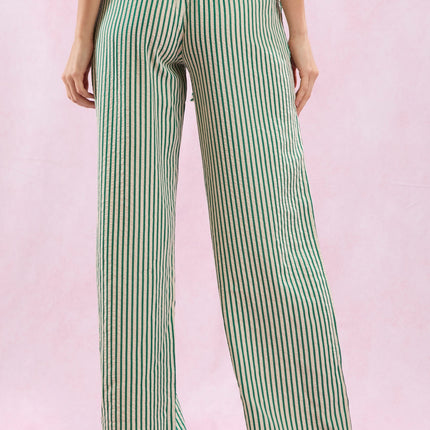 Peach Love Stripe Easy Pant