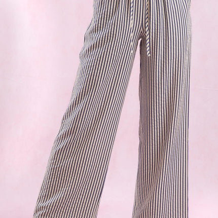 Peach Love Stripe Easy Pant