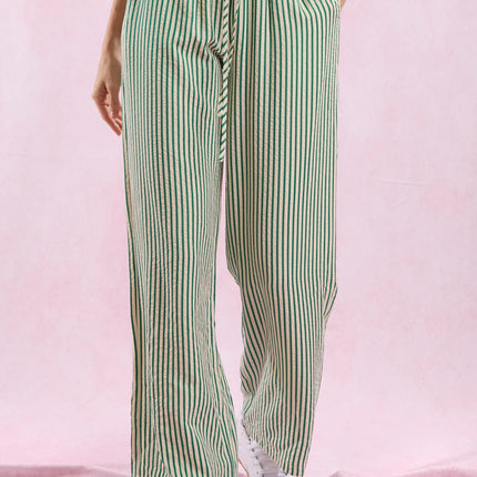 Peach Love Stripe Easy Pant