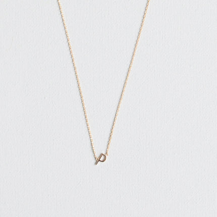 Michelle McDowell Initial Necklace Gold