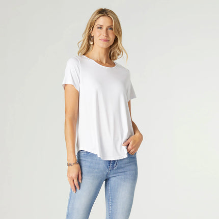 Coco + Carmen Erin Pleat Back Tee