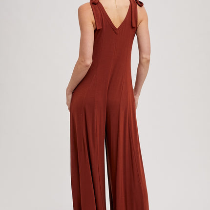 Comfy Knit Wide Leg Jumpsuit