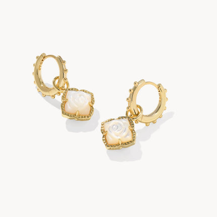 Mallory Rose Gold Huggie Earrings