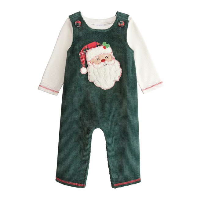 Santa Green Cord Longall Set