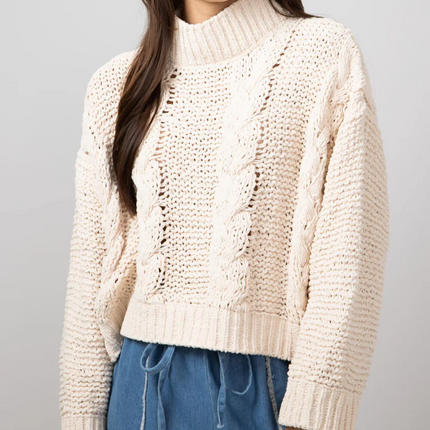 Simply Southern Braided Sweater