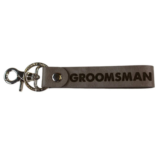 Men's Leather Keychain