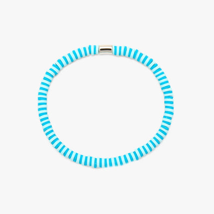 PuraVida Seascape Vinyl Disc Stretch Bracelet