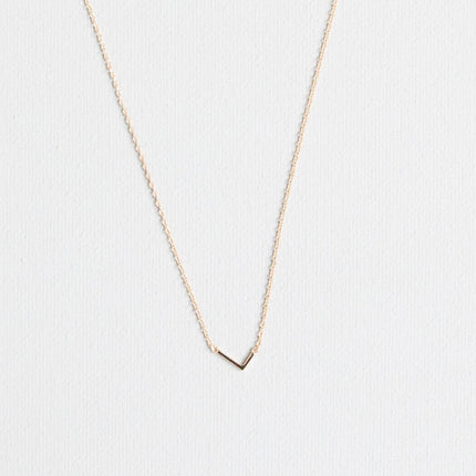 Michelle McDowell Initial Necklace Gold