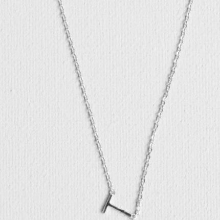 Michelle McDowell Initial Necklace Silver