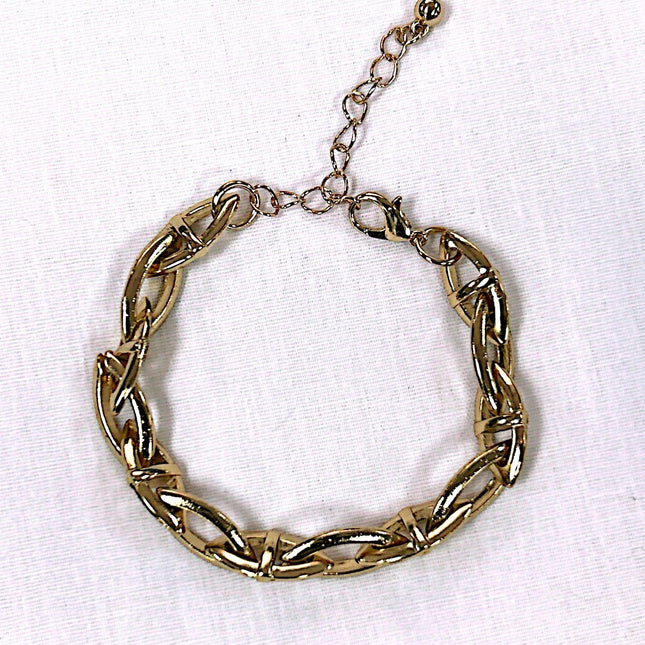 Bracelet Gold Oval Link
