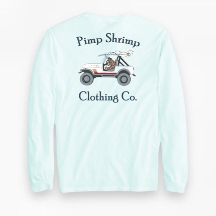 Pimp Shrimp Off Road Long Sleeve - Minty White