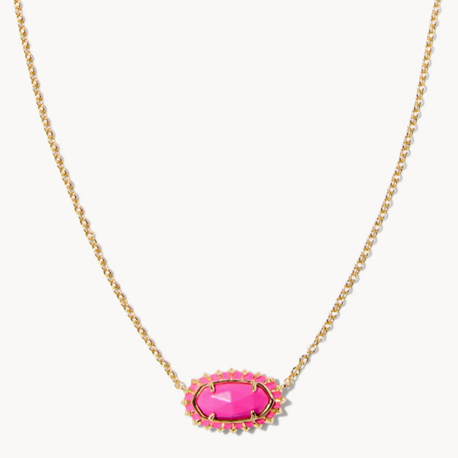 Elisa Burst Frame Necklace
