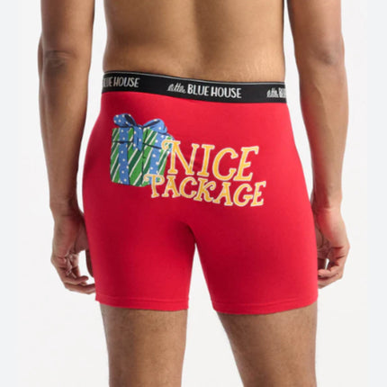 Hatley Little Blue House Holiday Boxer Brief