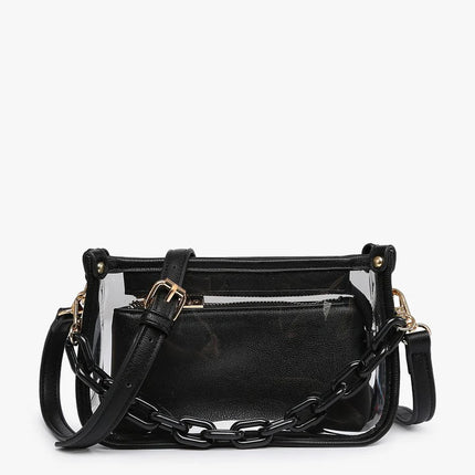 Jen & Co. Clear Crossbody Bags