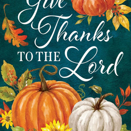 Give Thanks Pumpkins Flag