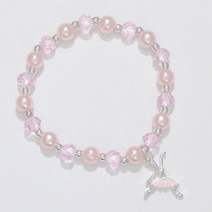 Periwinkle bracelet - little love pink ballerina